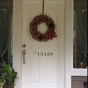 Vinyl Door Numbers-Custom Made