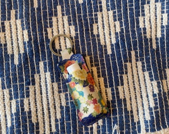 Floral Chapstick Halter Schlüsselanhänger
