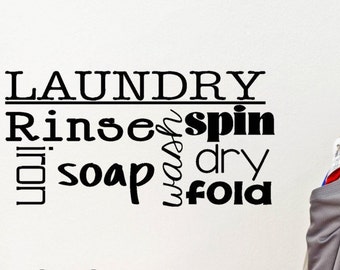 Laundry Wall Decal