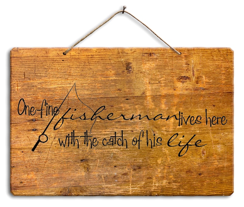 One Fine Fisherman Lives Here With The Catch Of His Life