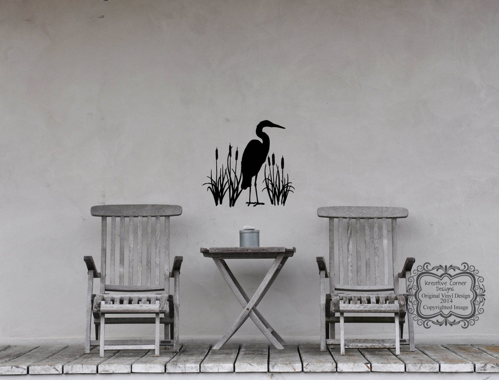Crane Wall Decal Etsy