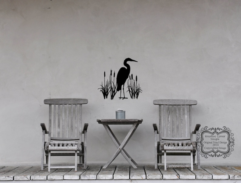 Crane Wall Decal Etsy