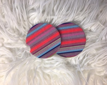 Car Coasters - Sandstone -Set of 2 - Serape