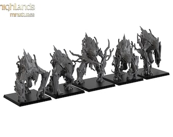 Forest Golem by Highlands Miniatures - 3D Printed Resin Fantasy Miniature
