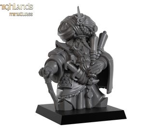 Marduk Sorcerer by Highland Miniatures - Sons of Marduk - 3D Printed Resin Fantasy Miniature