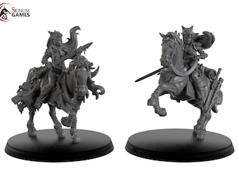 Rangers of the Black Cats by Signum Games - 3D Printed Resin Fantasy Miniature - 32/28mm Scale