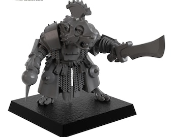Sewer Vermin Lord | Ratmen Chieftain | Highlands Miniatures | Fantasy Tabletop Mini | Wargaming Hero