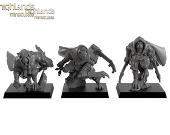 Vermin Assassins - Sewer Vermin - Highlands Miniatures - 3D Printed Resin Fantasy Miniature