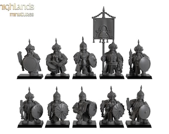 Marduk Warriors by Highland Miniatures | Sons of Marduk | 3D Printed Resin Fantasy Miniature