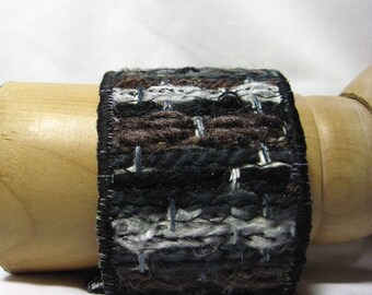 Neutrals Cuff/Bracelet Metal free Woven Fibers