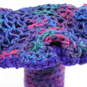 Neon Forest Nights  Hyperbolic 'Shroom     Soft Sculpture Room Decor