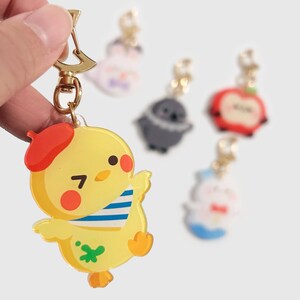 Love and Deepspace Mascot Keychains, LADS, Sylus, Caleb, Rafayel, Zayne, Xavier, LADS, Mephisto, Moonbuns