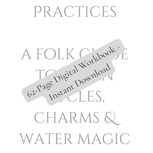 Celtic Lunar Folk Magic - Moon Phases, Rituals & Practices (62-Page PDF Workbook)