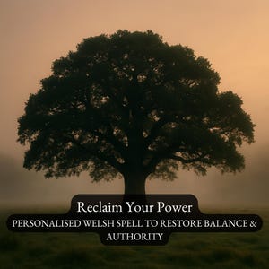 Personalized Spell for Regaining Control | Custom Ritual for Empowerment & Influence | Welsh Deity Magic