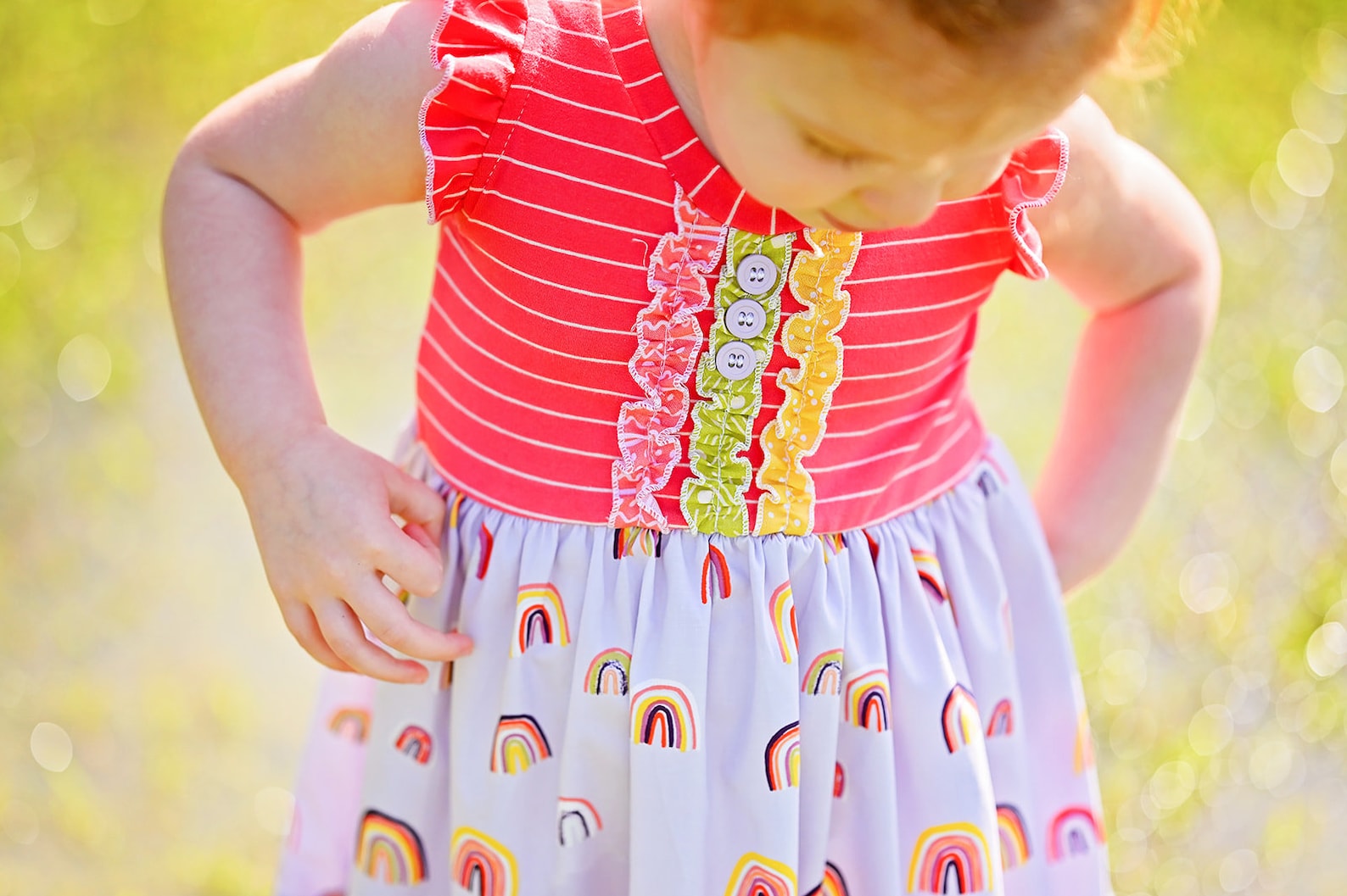 Robe arc-en-ciel filles robe de printemps pour les filles | Etsy