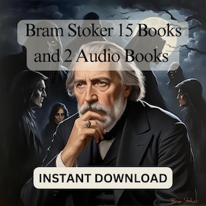 Bram Stoker 15 livros + 2 audiolivros | Download digital | Terror clássico, ficção gótica, Drácula, literatura atemporal