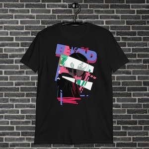 Cyberpunk Anime Girl Glitch Shirt – Japanese Streetwear Aesthetic Tee, Vaporwave Graphic Art T-Shirt