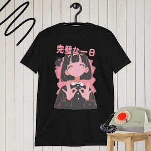 Anime Girl Graphic Tee: Kawaii Japanese Manga Shirt