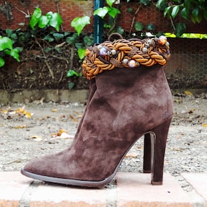 Bcbg brown discount boots