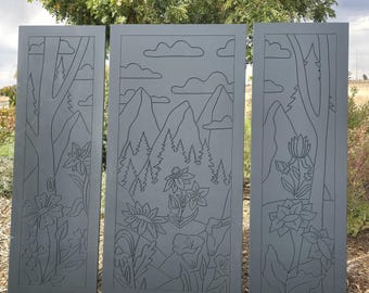 Privacy, Panel, Custom Art