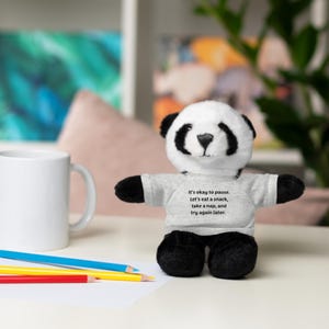 Emotional Support Plushies, Wild Animal Anxiety Stuffies, Affirmation Comforting Plushies, Emotional support gifts