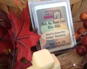 Amber Romance Melt My Heart Tarts | Wax Melts | Candle Melts