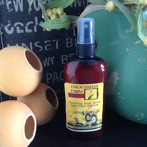 Hydrating Body Spray | Lemon Sunshine Perfume Spray from Chickenmash Farm