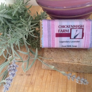 Legendary Lavender Goat Milk Soap | Handmade Goat Milk Soap | Natural Bar Soap | Lavender Flower Soap