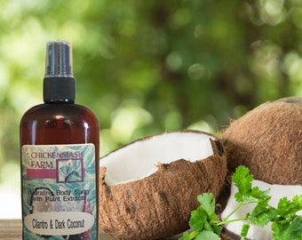 Spray corporal botánico cálido y acogedor – Sin alcohol / Hecho a mano / Elige tu aroma