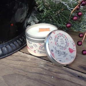 Soy Candles | Chai Tea Fragrance | Wood Wick Soy Candle