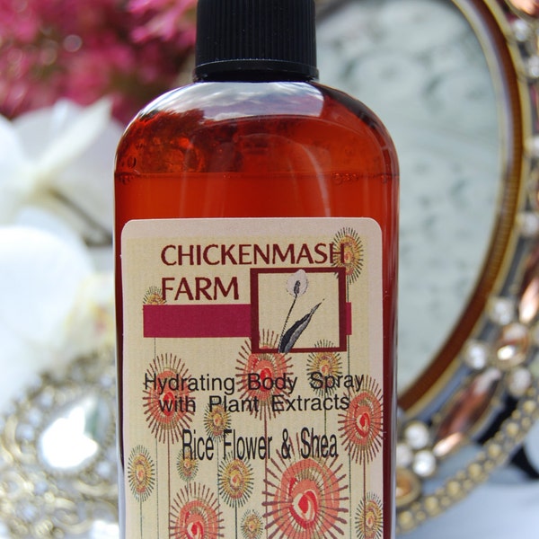 Rice Flower & Shea Fragrance | Body Spray | Perfume Spray from Chickenmash Farm