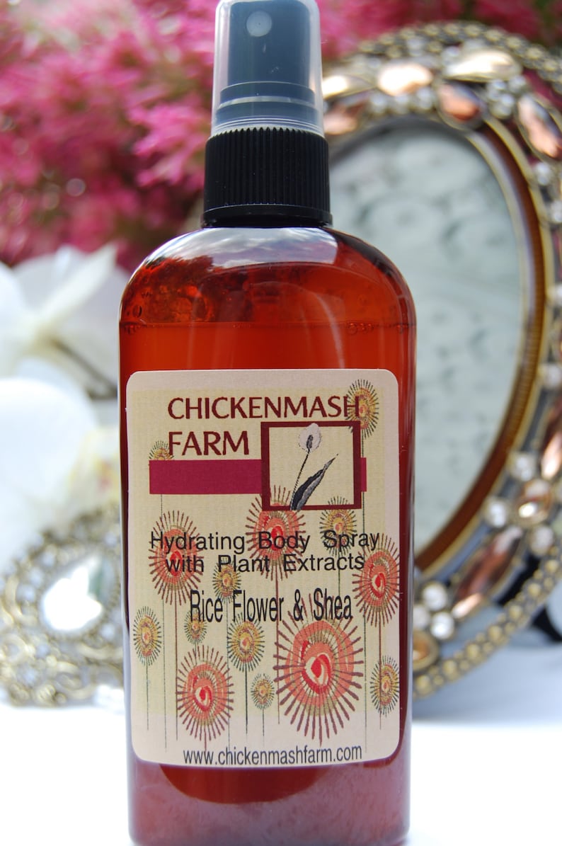 Rice Flower & Shea Fragrance Body Spray Perfume Spray From Chickenmash