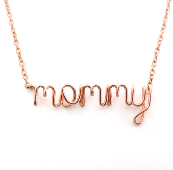 first time mom jewelry rose gold