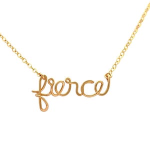 Gold Name Necklace: Personalized Lowercase Wire Script Heirloom image 7