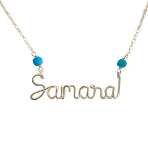 Name Necklace for Girls Little Girl Name Necklace Name Jewelry for