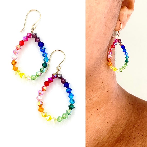 Rainbow Stud Earring – Penthoops