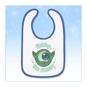 Fblthp, the Messy: Magic The Gathering Inspired Baby Bib - 5 Color Options, One Size - Geeky Gift for Babies, Baby Showers, Toddlers