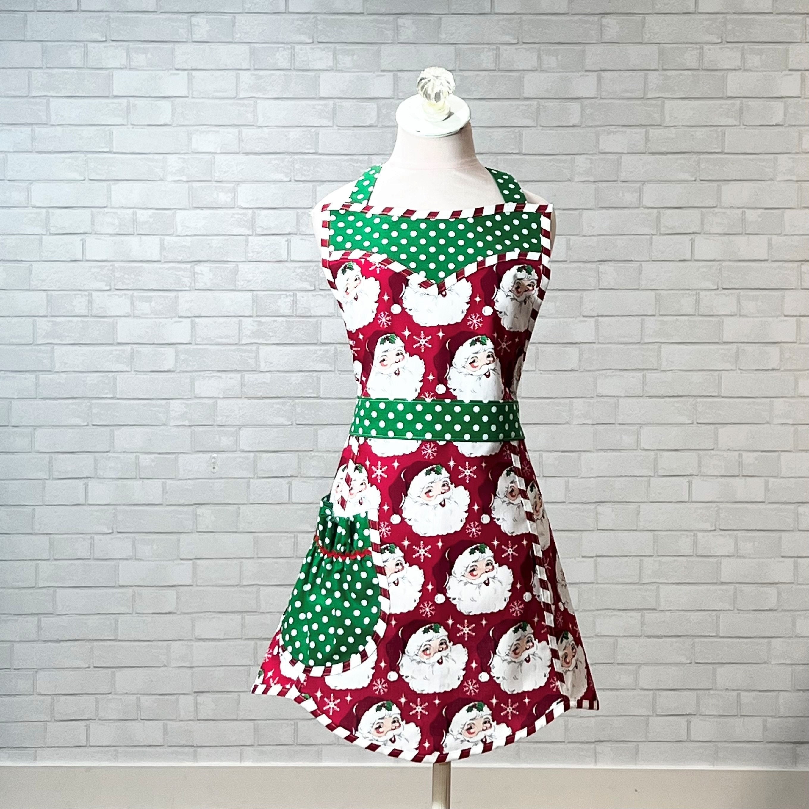 Vintage Christmas Pinafore - Etsy