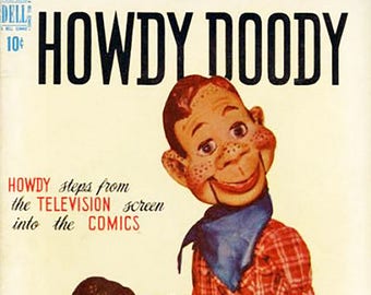 1949 HOWDY DOODY #1 Dell Comic Book,  Highly Collectible. Excellent Condition