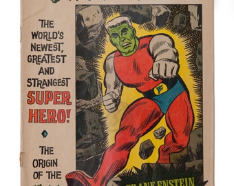 FRANKENSTEIN DELL COMIC, Collectors Issue, Monster, Comic Book, Super Hero, Strange Horror, 1960s, antique