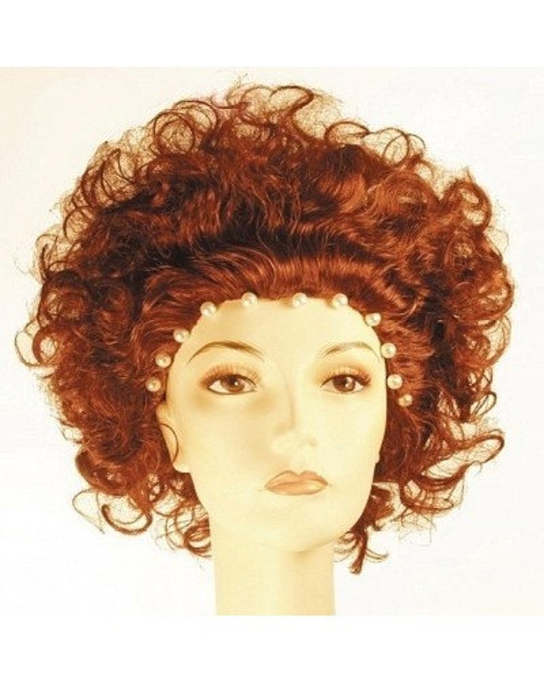 QUEEN Elizabeth 1 Wig with Pearls. Queen Wig wigs costume Etsy