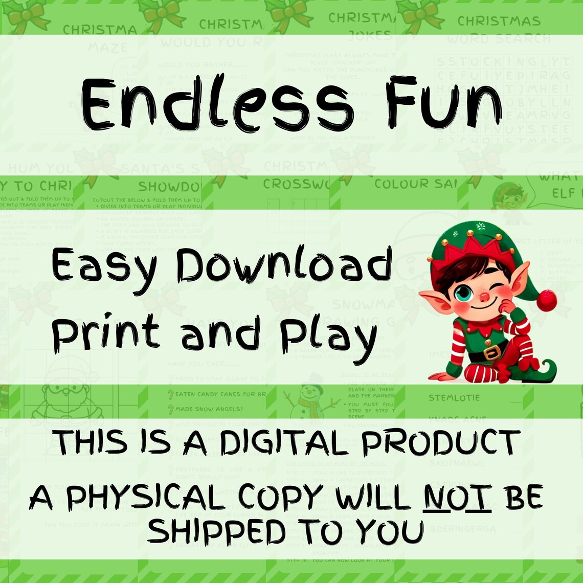 Christmas Mad Libs, Funny Fill Ins, Printable Family, Kids, Teens ...