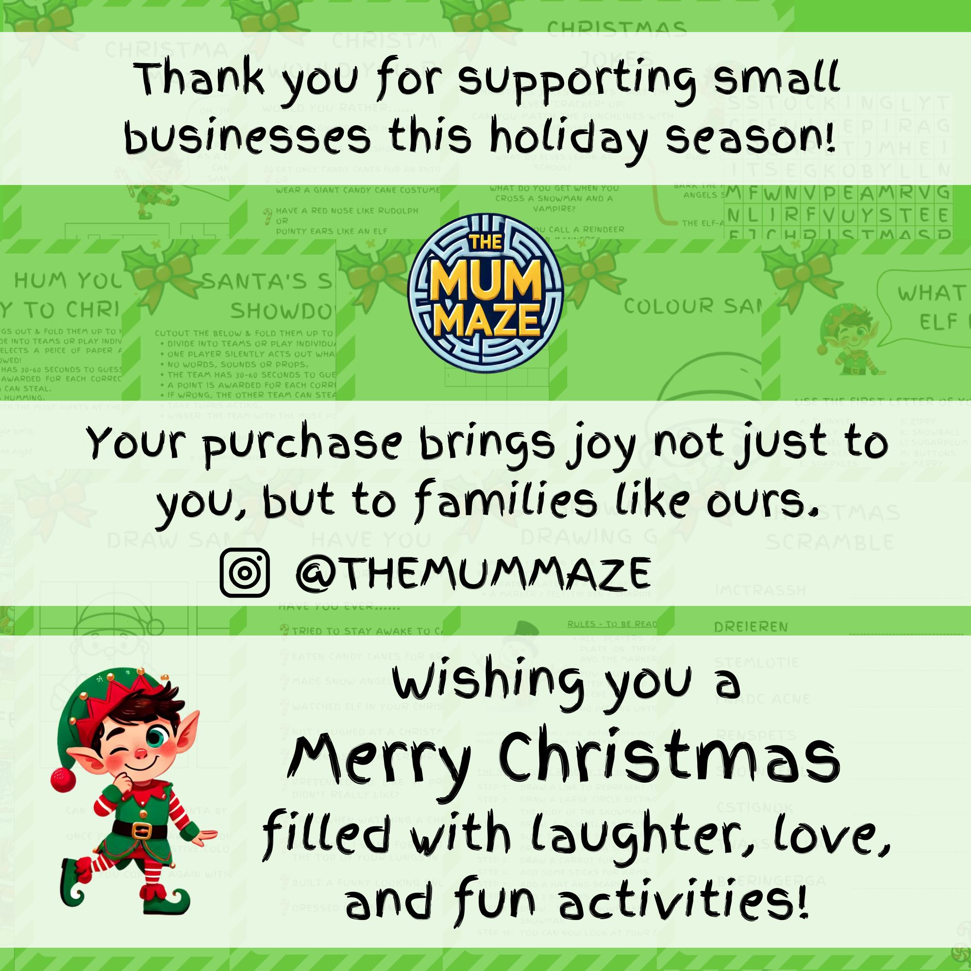 Christmas Mad Libs, Funny Fill Ins, Printable Family, Kids, Teens ...