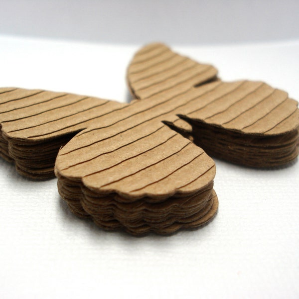 Butterfly Corrugated Die Cuts In Kraft