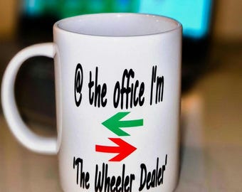 Wheeler Croupier Fantasy Football Becher - 15 Unzen bedruckte Tasse