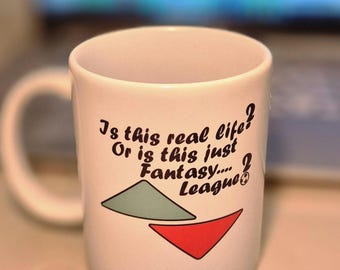 Lustige Fantasy Fußball-Tasse: Ist das wirklich Leben?