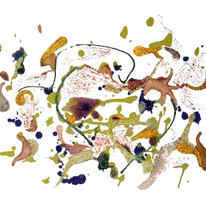 Abstract Entories (abs01) - Die erste von 8 abstrakten Postkarten