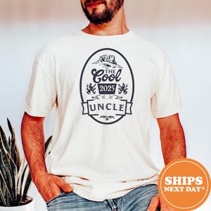 The Cool Uncle Shirt / New Uncle Pregnancy Announcement Tee / Funny Uncle Shirt / Uncle Gift T-Shirt / Comfort Colors Uncle Tee