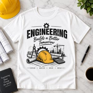 T-Shirt für Ingenieure, Geschenkidee für Ingenieurstudenten, Lustiges Ingenieur-T-Shirt, Geschenkidee für Maschinenbauingenieure, Geschenkidee für MINT-Absolventen