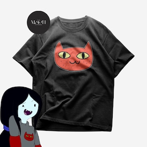 Camiseta de Marceline Cat (edición limitada) - Sudadera de Marceline - Camiseta de Hora de Aventuras - Camiseta de Marceline, la Reina Vampiro - Merchandising de Marceline